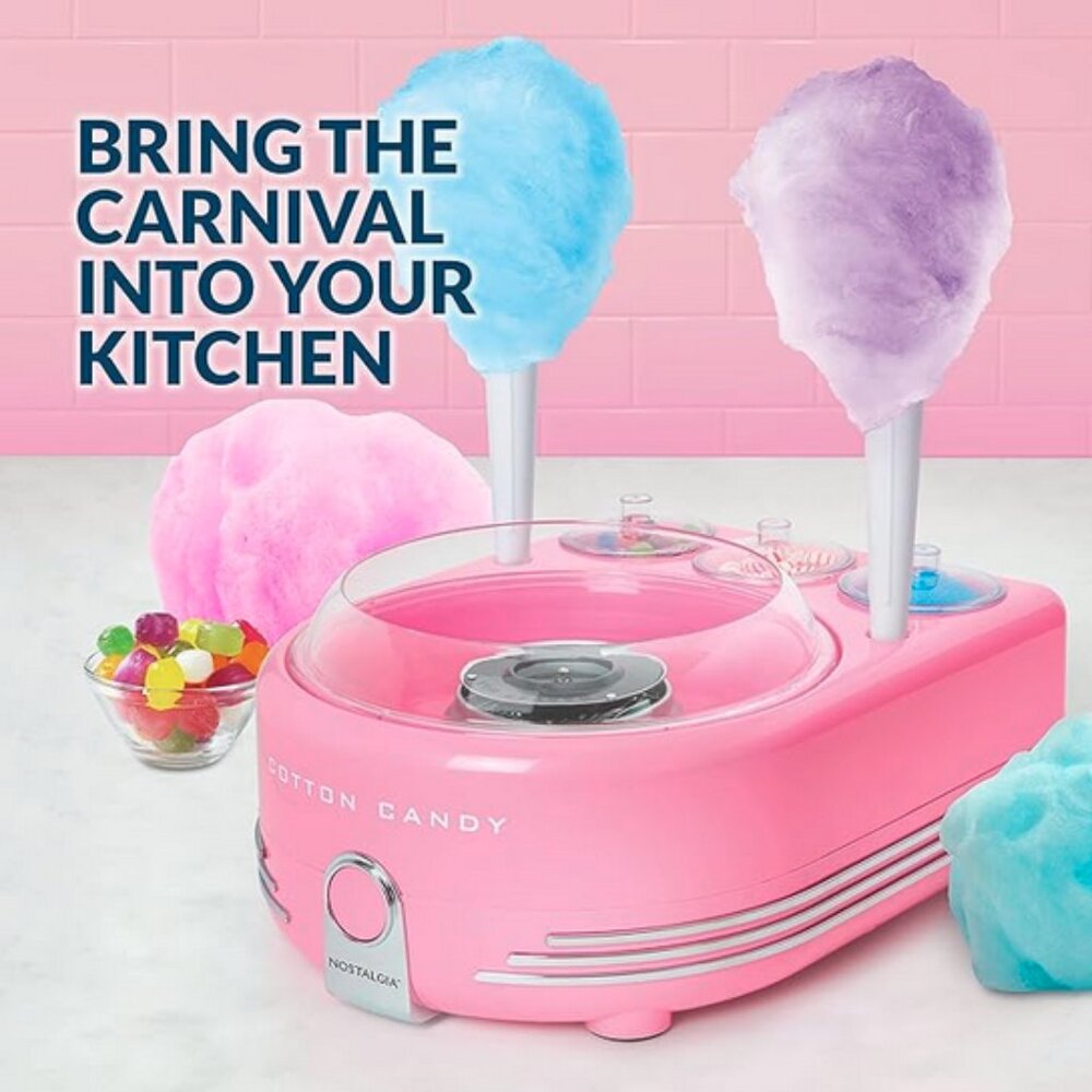 New Hard Candy Cotton Candy Station (Nostalgia Electronics)